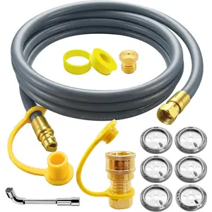 4984619A  Gas Conversion Kit Compatible with  Commercial & Signature Series   Grill(2008 to 2019),  to  Gas Conversion Kit w/ CSA Gas Hose & 3/8" Quick Connect.