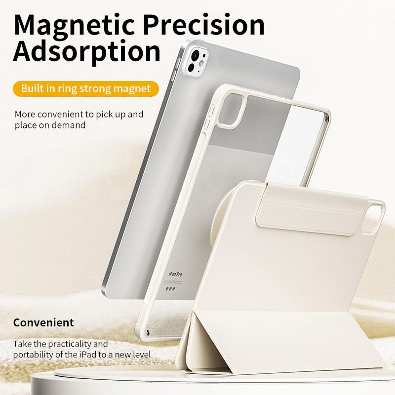Magnetic Detachable Tablet Case with Pen Slot, 1 Count 360° Rotatable Tablet Protective Cover, Multifunctional Tablet Protective Case for iPad Mini 6