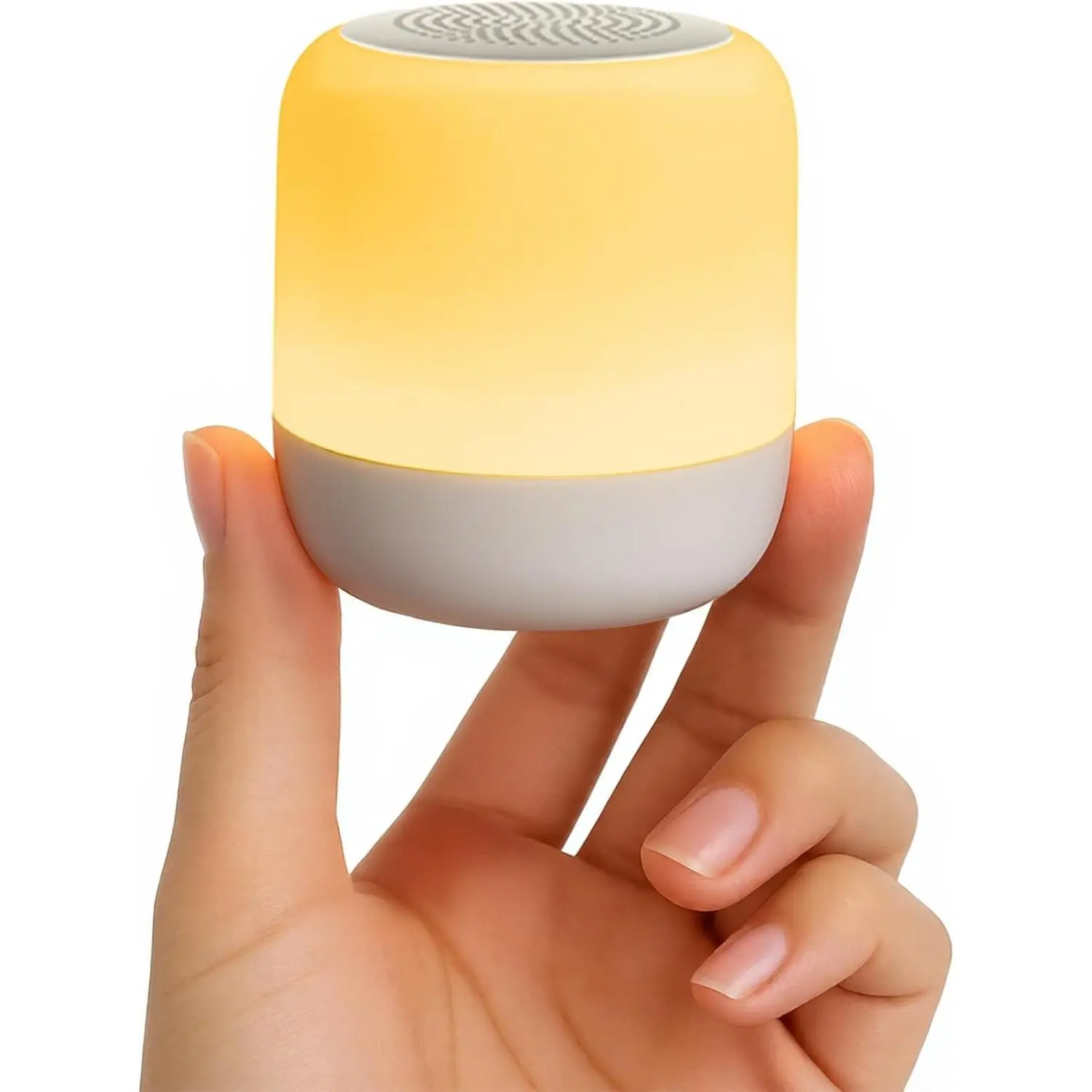 White Noise Sound Machine with Upgraded 9 Color Night Lights, 20 Non-Looping Sounds, Timer & Memory Function, Portable for Adults & Babies, White(Gift)