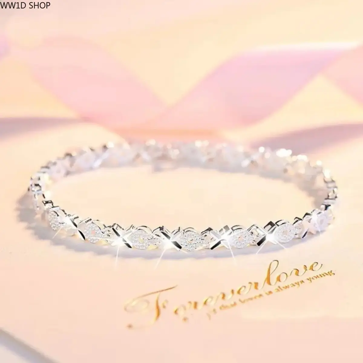 925 Sterling Silver Bracelet for Women - Elegant Baroque Style Chain, Adjustable and Hypoallergenic for Weddings and Ceremony, Peppy, Glamorous, Romantic, Casual, Retro, Beach, Wedding, Jewelry, Bracelets For Women, Female, Beautiful Bracelets, Exquisite
