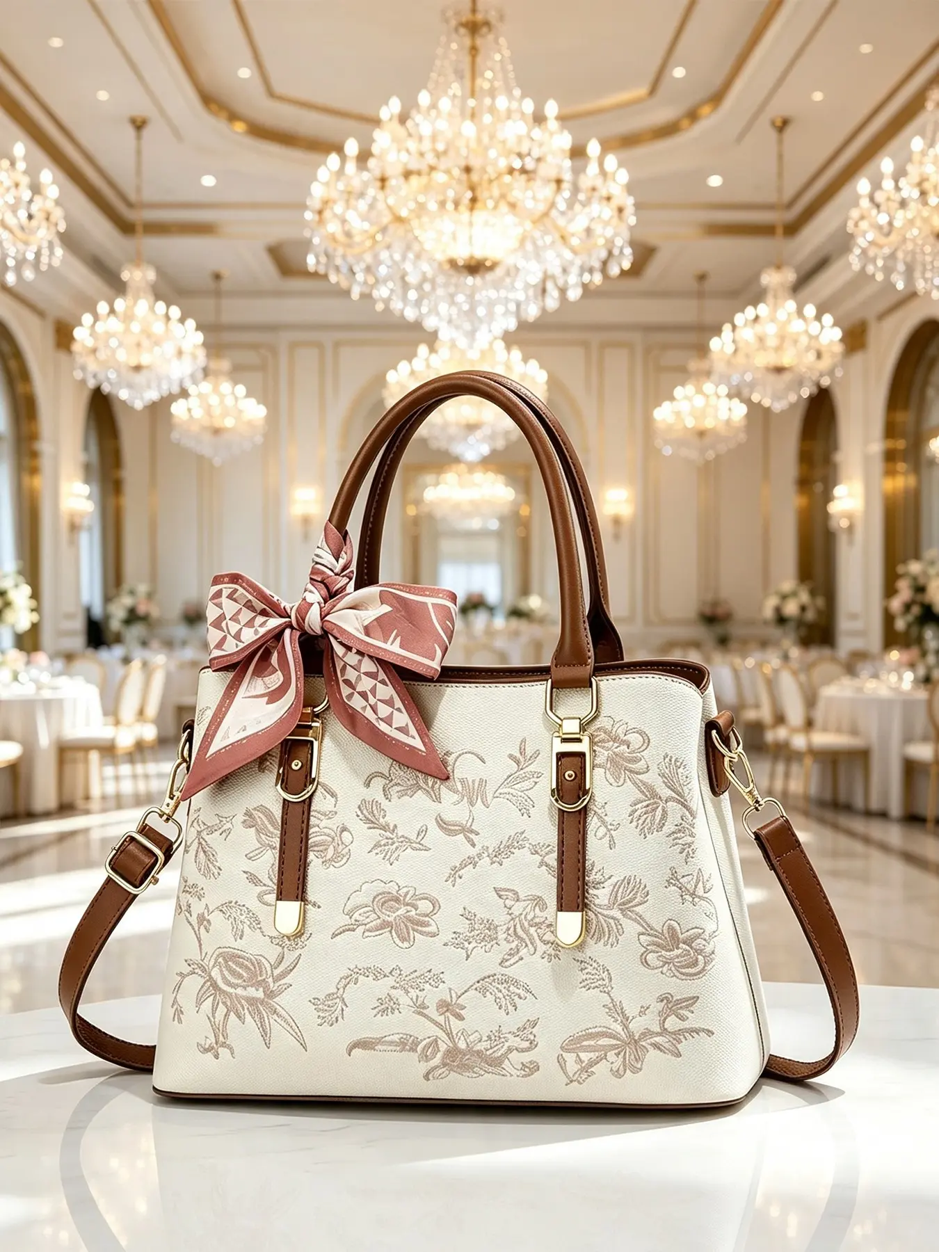 Vintage Embroidered Handbag for Women, Elegant Small Evening Bag, Versatile Shoulder Crossbody Bag, Stylish Commute Bag for All Seasons