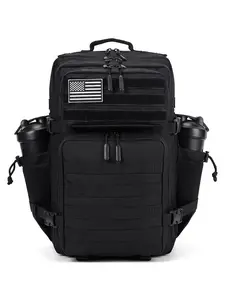 45L Tactical Backpack Waterproof Outdoor Gym Camping Travel Hiking Rucksack for Man & Women