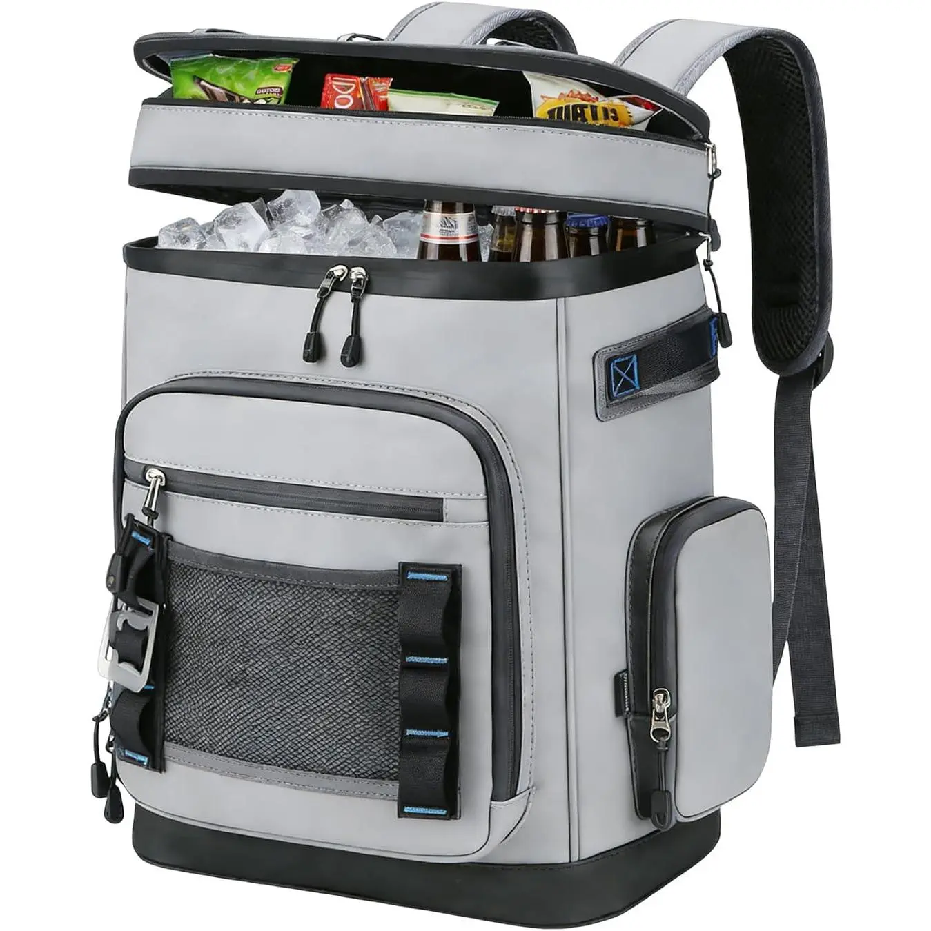 Backpack Cooler,40 Cans Cooler Backpack Insulated Waterproof&Leak Proof,Soft Cooler Bag with 2 Compartments for Men&Women,Picnic Backpack Ice Chest for Camping Hiking Fishing Lunch Beach