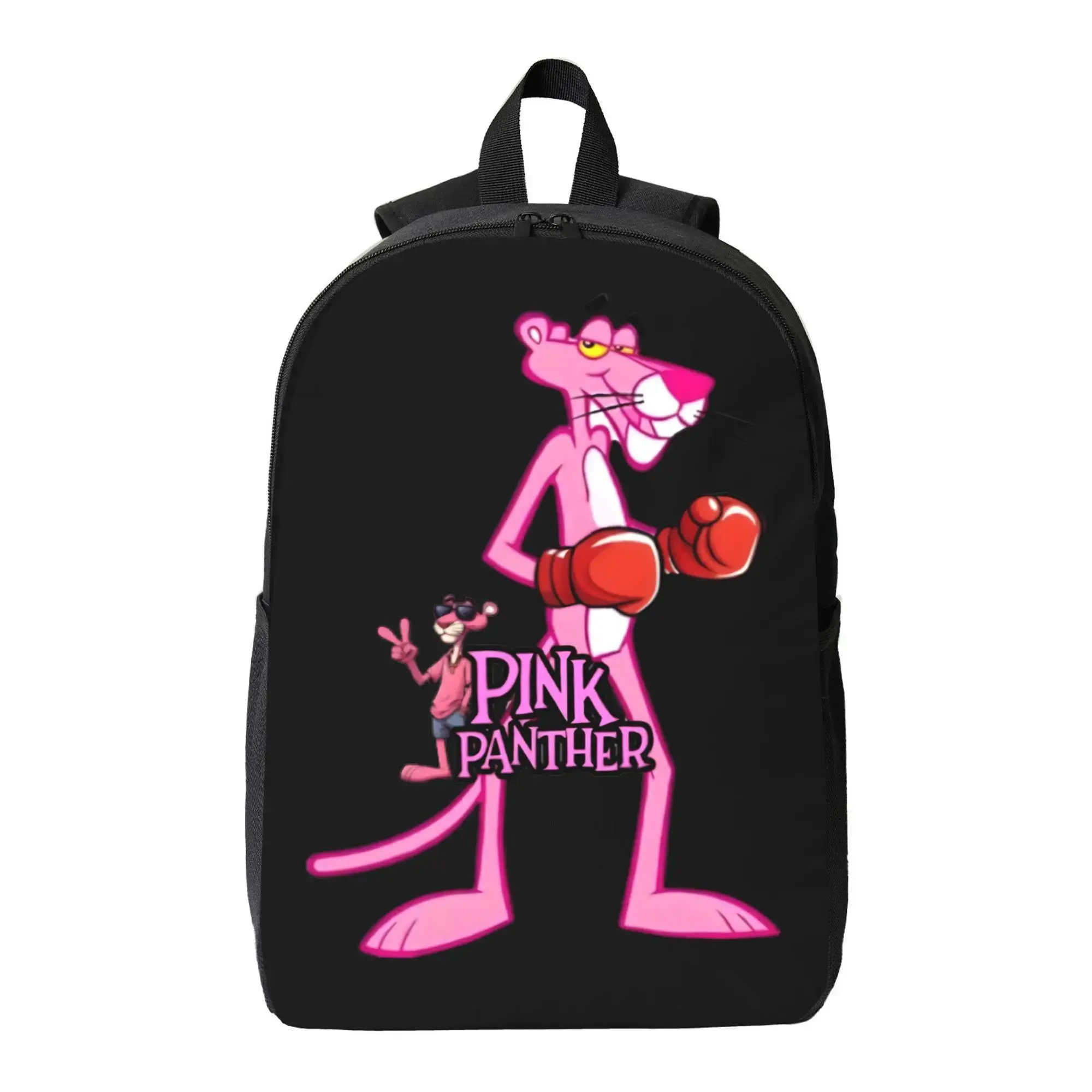 cute pink panther cartoon Kids Backpack for School Backpacks for Bookbag for Women Pink Back