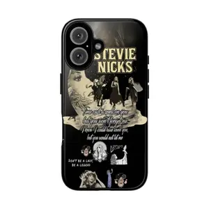 Steevie Niicks Inspired Sister of the Moon Two-In-One Phone Case Durable And Trendy Protection For iPhone17 16, 15, 14, 13, 12 Plus, Pro, Max, and Samsung S26-22 Perfect Birthday Gift for Friends
