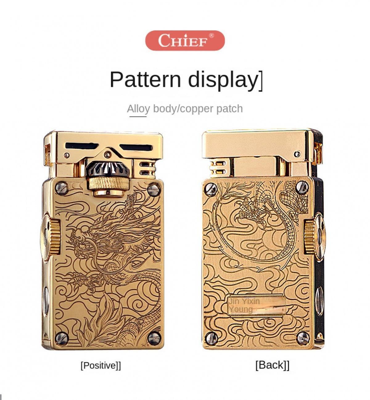 Cool Vintage Kerosene Lighter, Classic Metal Cigar Lighter, Unique Aesthetic Design Portable Fire Starter, Reliable Indoor & Outdoor Igniter For Camping, Festivals, Daily Use, Stylish Novelty Gadget Perfect For Birthday, Holiday & Anniversary Gifts, Durab