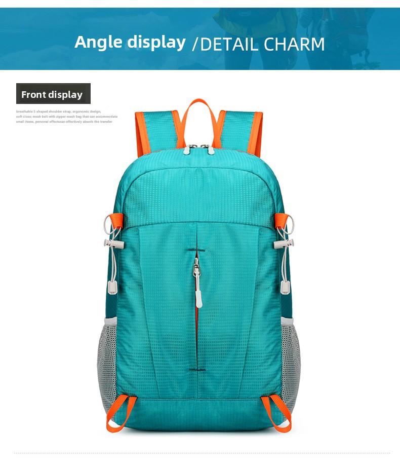 Sports Backpack Lightweight Travel Portable Folding Bag Men and Women Outdoor Mountaineering Bag Hiking Waterproof Backpack