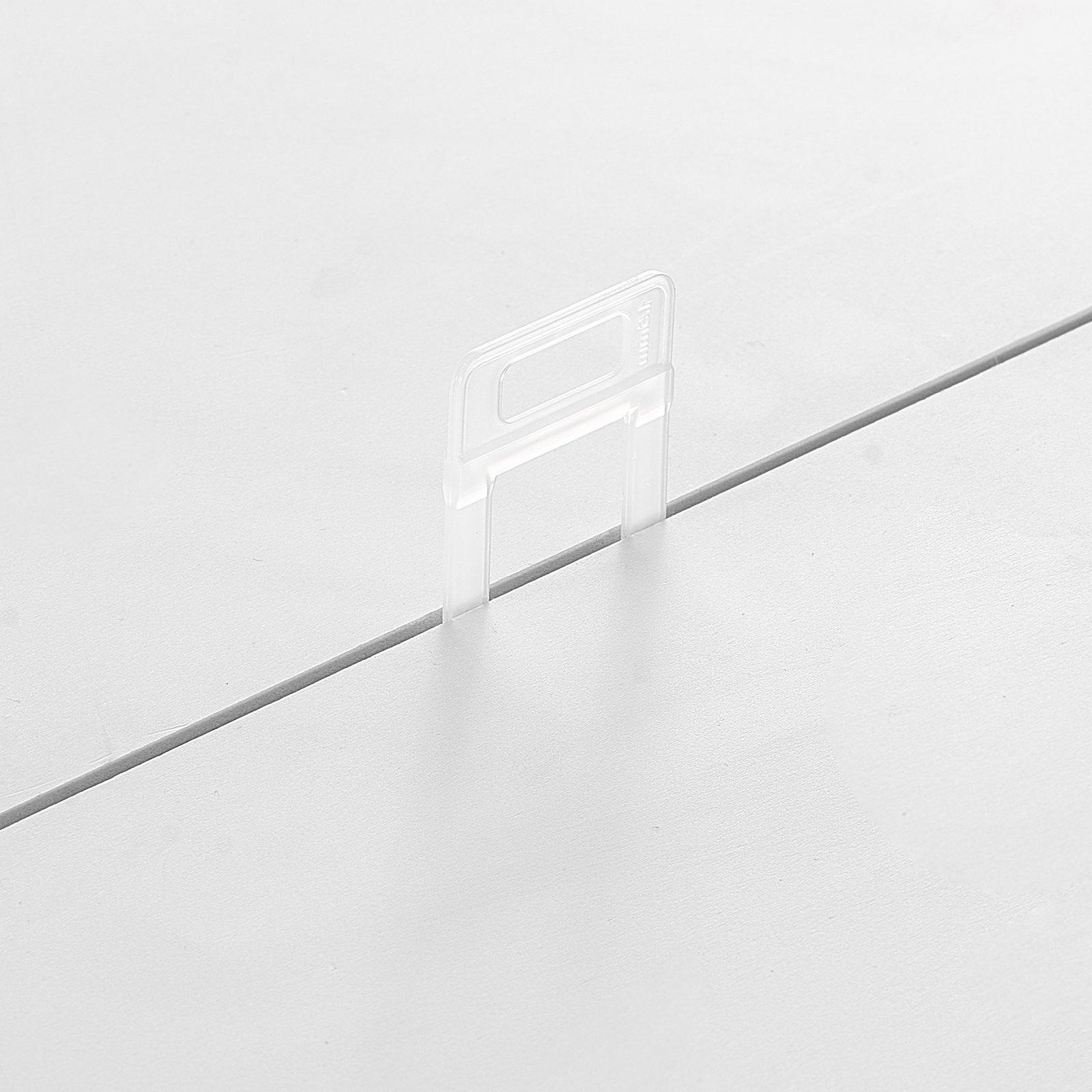 VEVOR Tile Leveling System Clips, 2200-Piece DIY Tile Leveler Spacers, 1/16"(1.5 mm) Tile Leveler Clips, Tile Leveling System Tile Installation Tools for Professional Ceramic Tile, Stone Installation