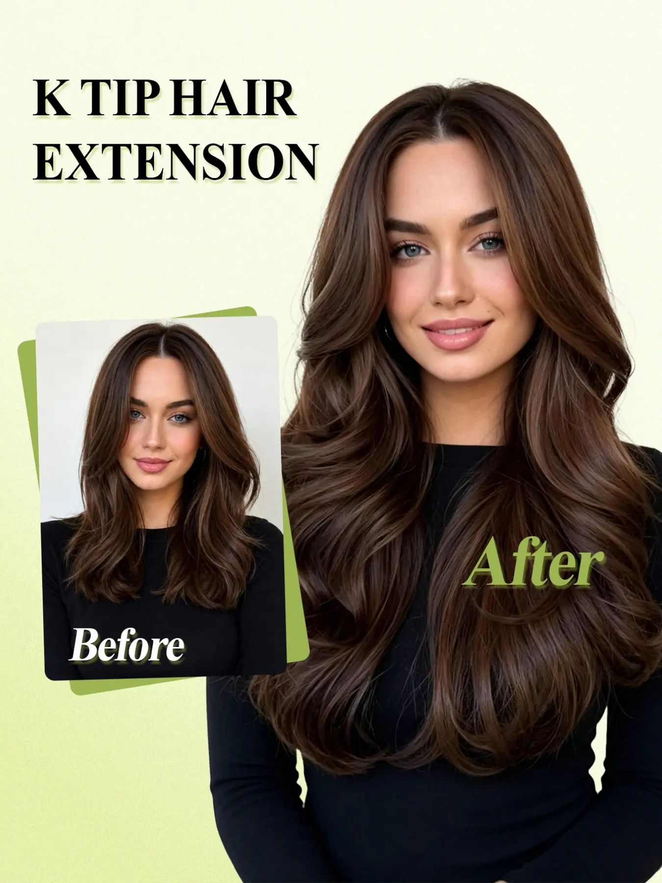 Pre Bonded K Tip Human Hair Extensions, Highlight Real Human Hair Hot Fusion Hair Extensions, Lustrous Ktip Hair for Women Wedding Hairstyle