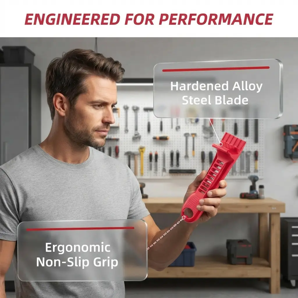 1 Pack Multifunctional Drywall Installation Tool, Drywall Panel Lifter & Drywall Edge Rasp, Drywall Hand Tools and Accessories with Built-in Bottle Opener, Construction Hand Tool#TikTokShopBlackFriday#HomeRenovation