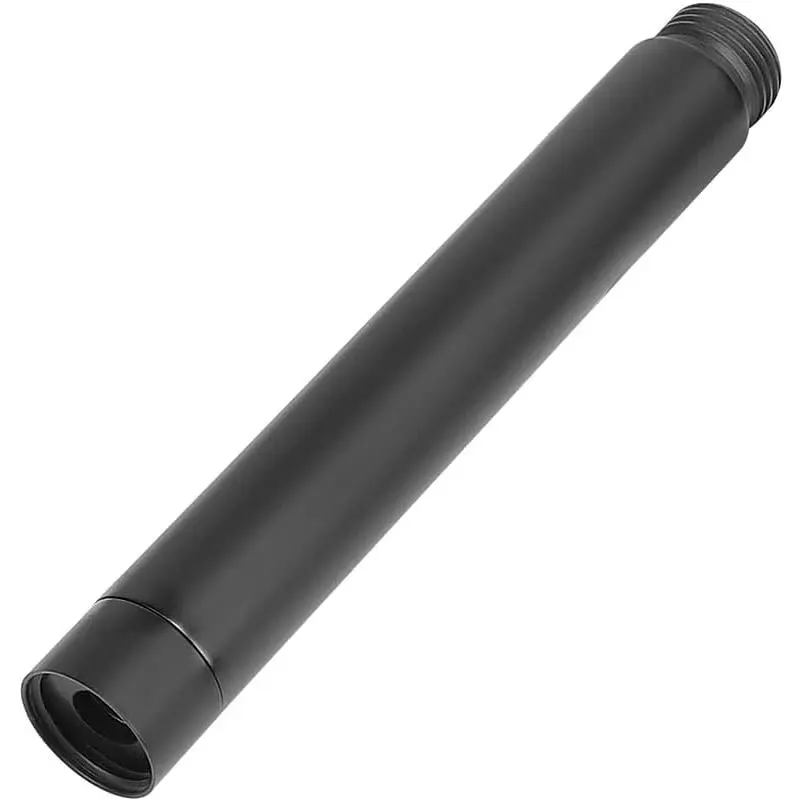 Shower  Extension Arm, Shower Extender Water Outlet- Lowers Existing, Shower Pipe Extension for Bathroom, Made of Solid Metal Stainless Steel(4 Inch, Matte Black)