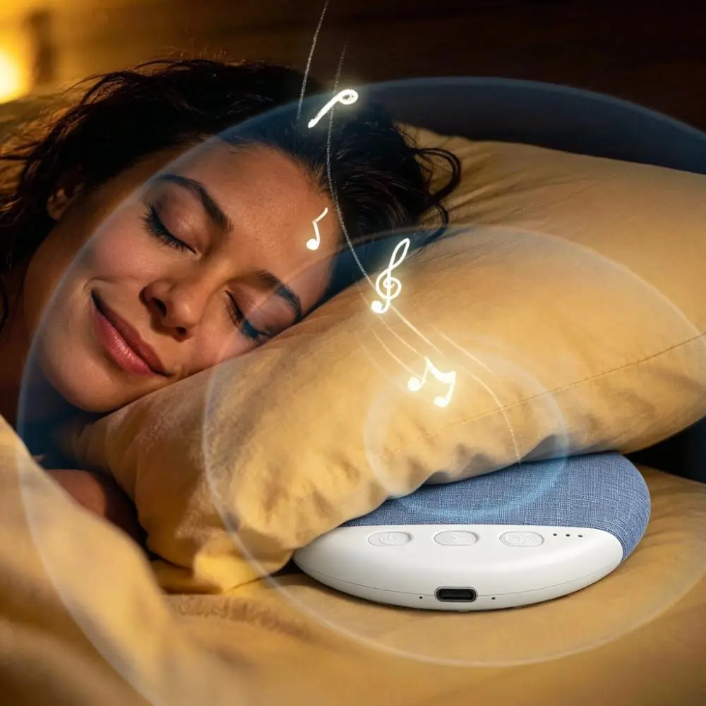 Pillow Speaker,Bluetooth Pillow Speakers for Sleeping,Ultra-Thin Under Pillow Speaker with White Noise Timer,Wireless Sleep Aid for Adult#DealsForYouDays