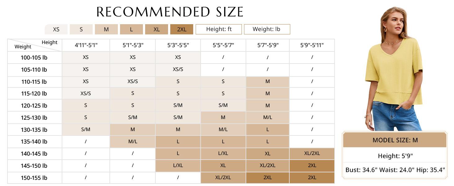 Imily Bela Womens Summer V Neck T Shirts Casual Short Sleeve Flowy Tops Cute Loose Fit Basic Tees SpringStatements