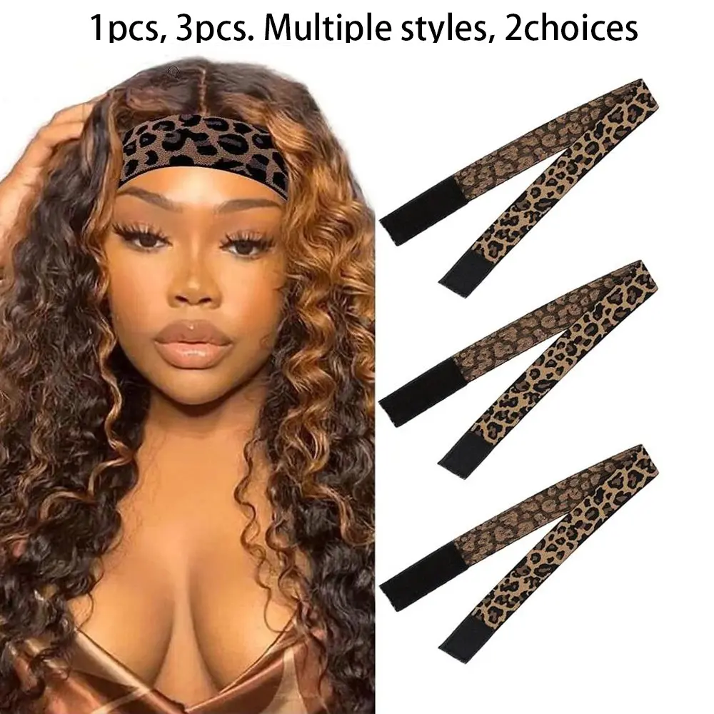 Heatless Hair Band for Lace Melting, 1 Count/3 Counts Elastic Headband for Wigs, Edge Wrap To Lay Edges, Hair Styling Tool for Women & Girls, Adjustable Headband, Hairbands