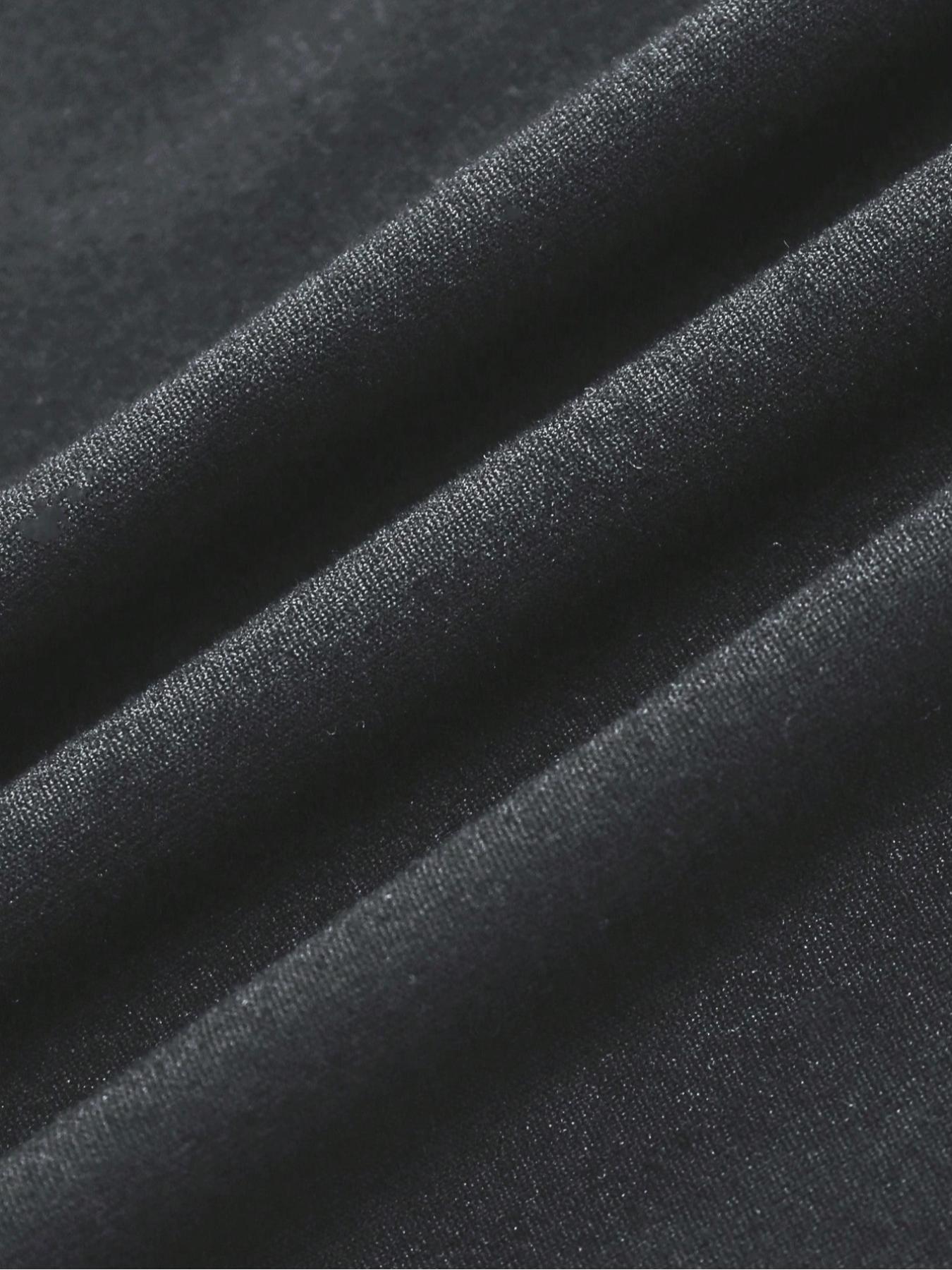 Women's Solid Button Round Neck Tee, Casual Short Sleeve Fitted T-shirt for Daily Wear, Ladies Clothes for All Seasons