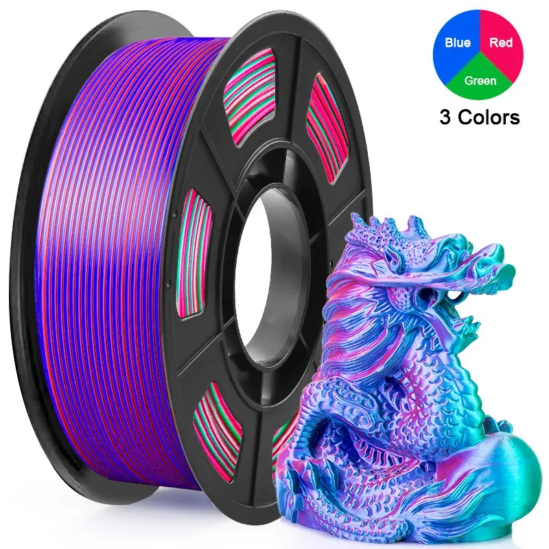 3D Printer Filament, 1.75mm Multicolor 3D Printer Consumables, 250g (0.55lbs) 3D Printing Consumables for 3D Printer & 3D Pen