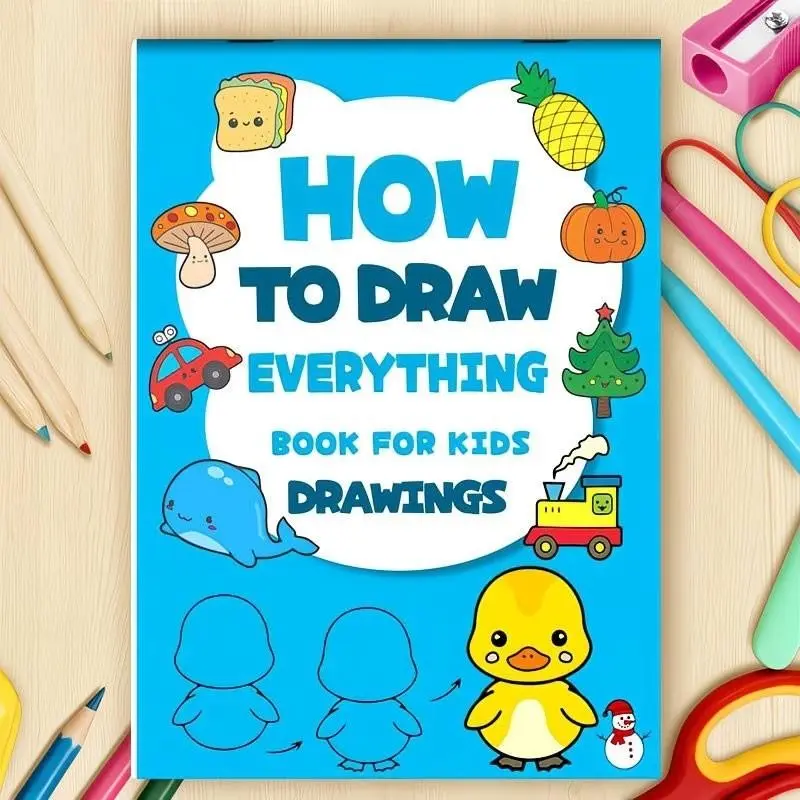1-2 volumes cover multi-step painting guides, designed specifically for art enthusiasts, enabling the creation of any content. This educational book includes painting supplies and activities, aiming to enhance creativity and fine motor skills.