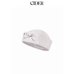 Cider BOWKNOT STRIPED SAILOR HAT