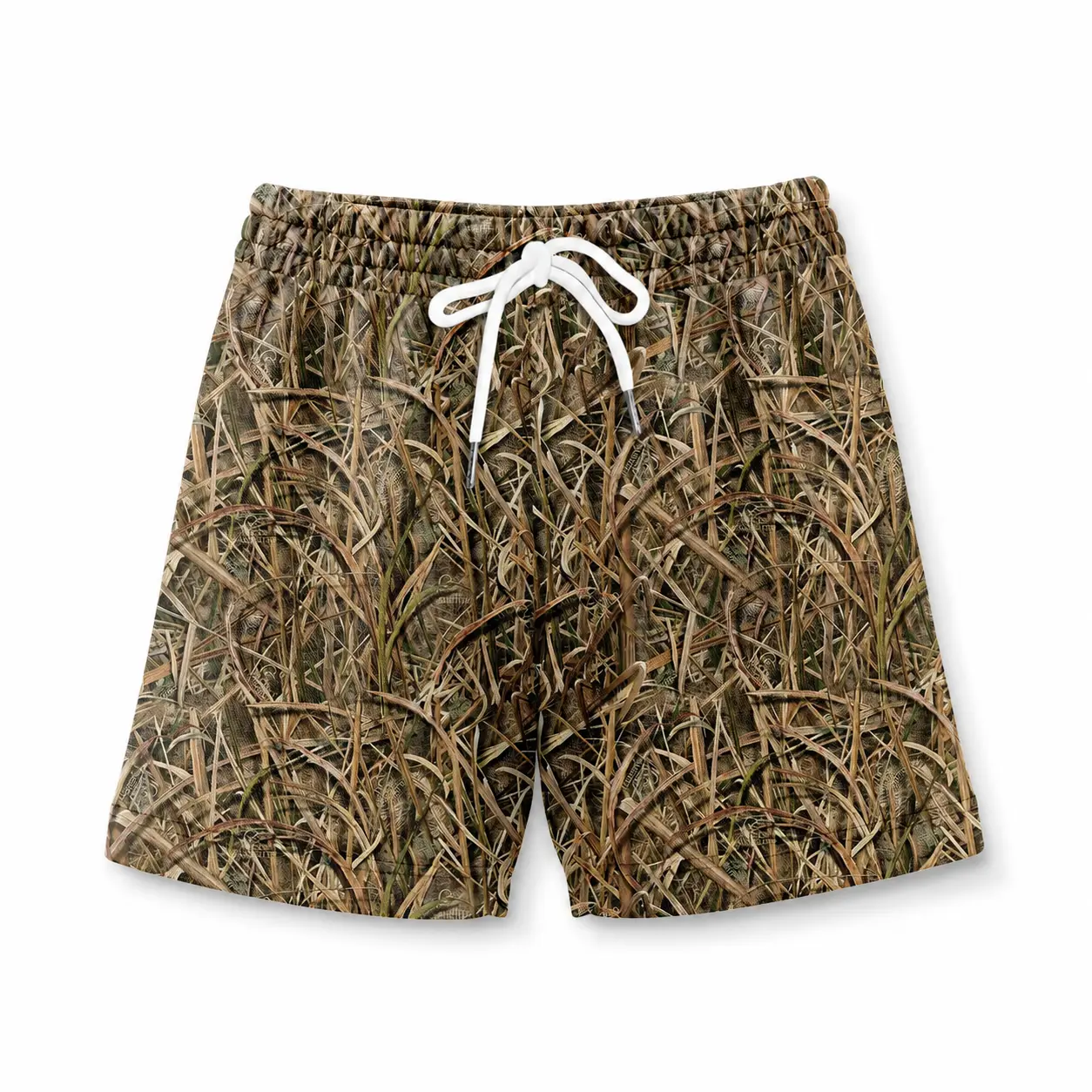 Duck Hunting Camo Shorts  - 5 Inch Inseam Camo Mesh Design for Men & Women Ideal Gym Wear & Gifts Breathable & Comfortable