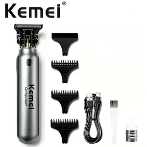 Kemei Electric Hair Clipper 1757, Efficient Haircutting Function, Sharp Blades for Precise Trimming, Ideal for Clean Hairstyles, Rechargeable Hair Clipper