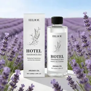 Hotel Scented Oil Supplement, 100ML Lemon Lavender Wood Notes, Ultrasonic & Waterless Diffusers, Fruit Floral Scent, Aroma Diffuser Oil, Home Fragrance
