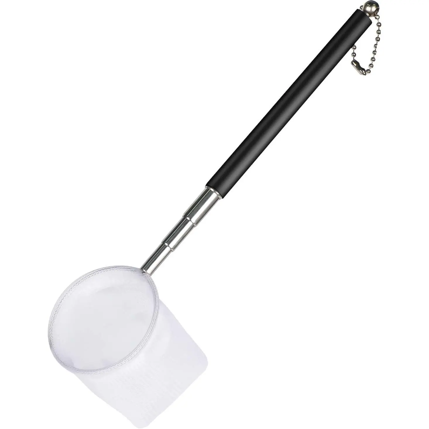 Aquarium Shrimp Net, 2 Inch  Fish  Net with Extendable Stainless Steel Handle, Soft Round Fine Mesh for Shrimp  Fish   Debris Skimming