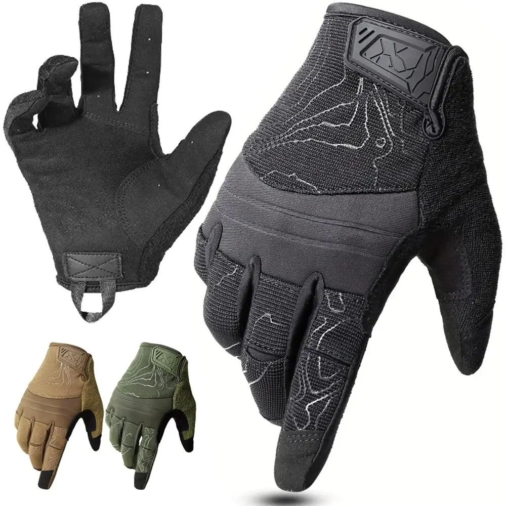 Tactical Protective Gloves Suitable for Men Women Outdoor Shooting Training, Hiking, Camping, and Multi-purpose Touchscreen Breathable Gloves
