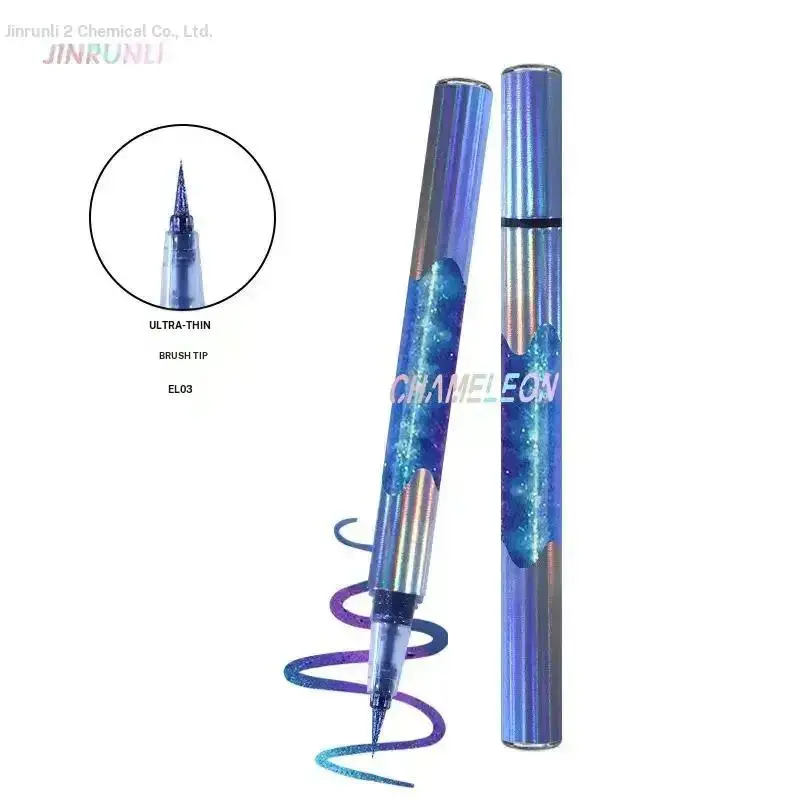 7 Color High Pigment Liquid Eyeliner Pencil Set, Brush, Waterproof Sweatproof Long Lasting Smudge Proof, Metallic Effect Eye Makeup Products for Parties and Festivals