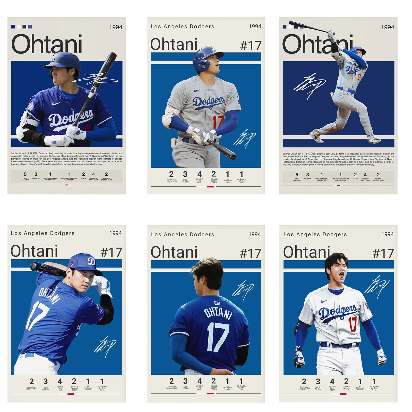 Shohei Ohtani Dodgers MLB Baseball Star Canvas Print Poster, Athlete Images Art Wall Decor, Decorative Piece Artwork for Bedroom, Minimalist Home Decor Sports Gift for Fans