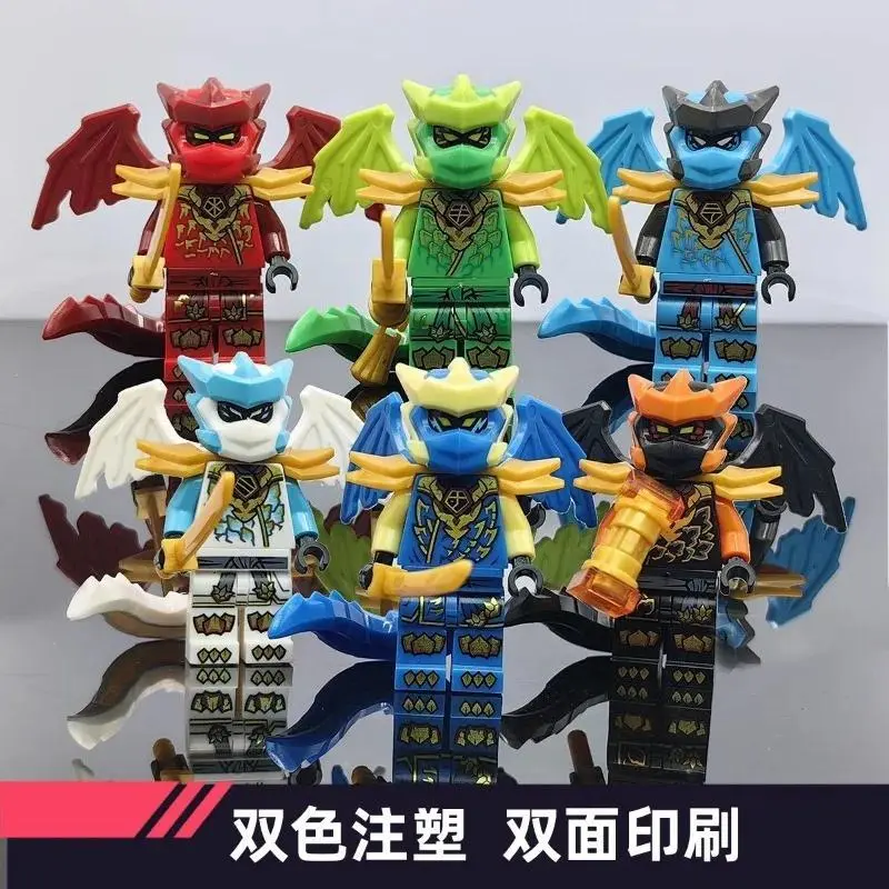 2026 new  doll building block double-sided printing boy educational assembly toy small ornament