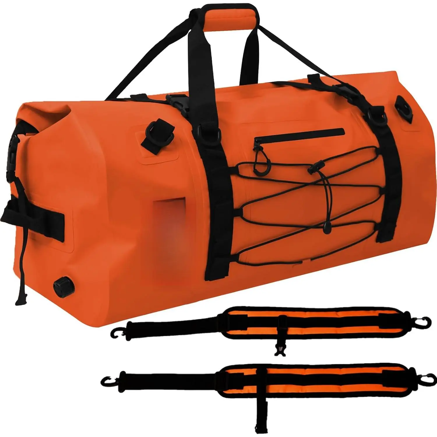 80L Dry Bag Large Waterproof Bag Roll-Top Heavy Duty Fishing Duffel Bag with Durable Straps & Handles for Kayaking Paddle boarding Boating Rafting Fishing
