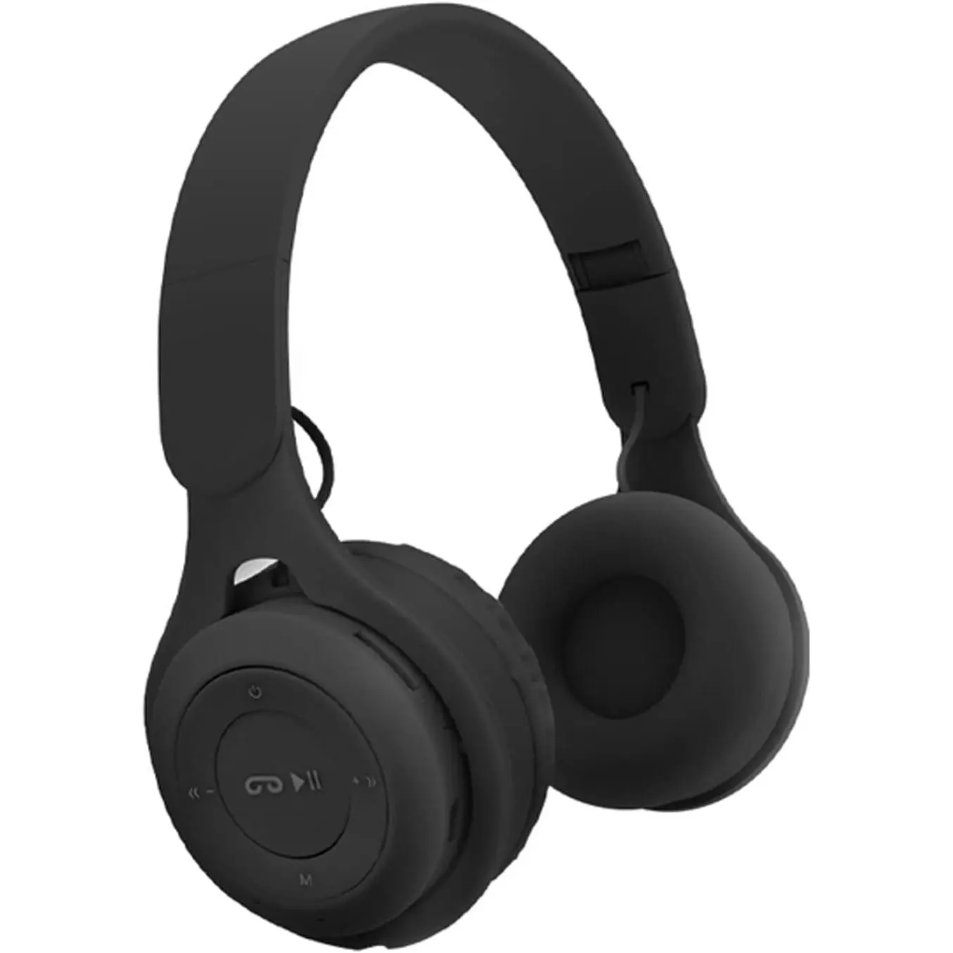 Headphones, Over-Ear   5.0 Headset, Comfortable Protein Earpads and Folding Storage,HiFi  Player with Microphone   Headset (Black)