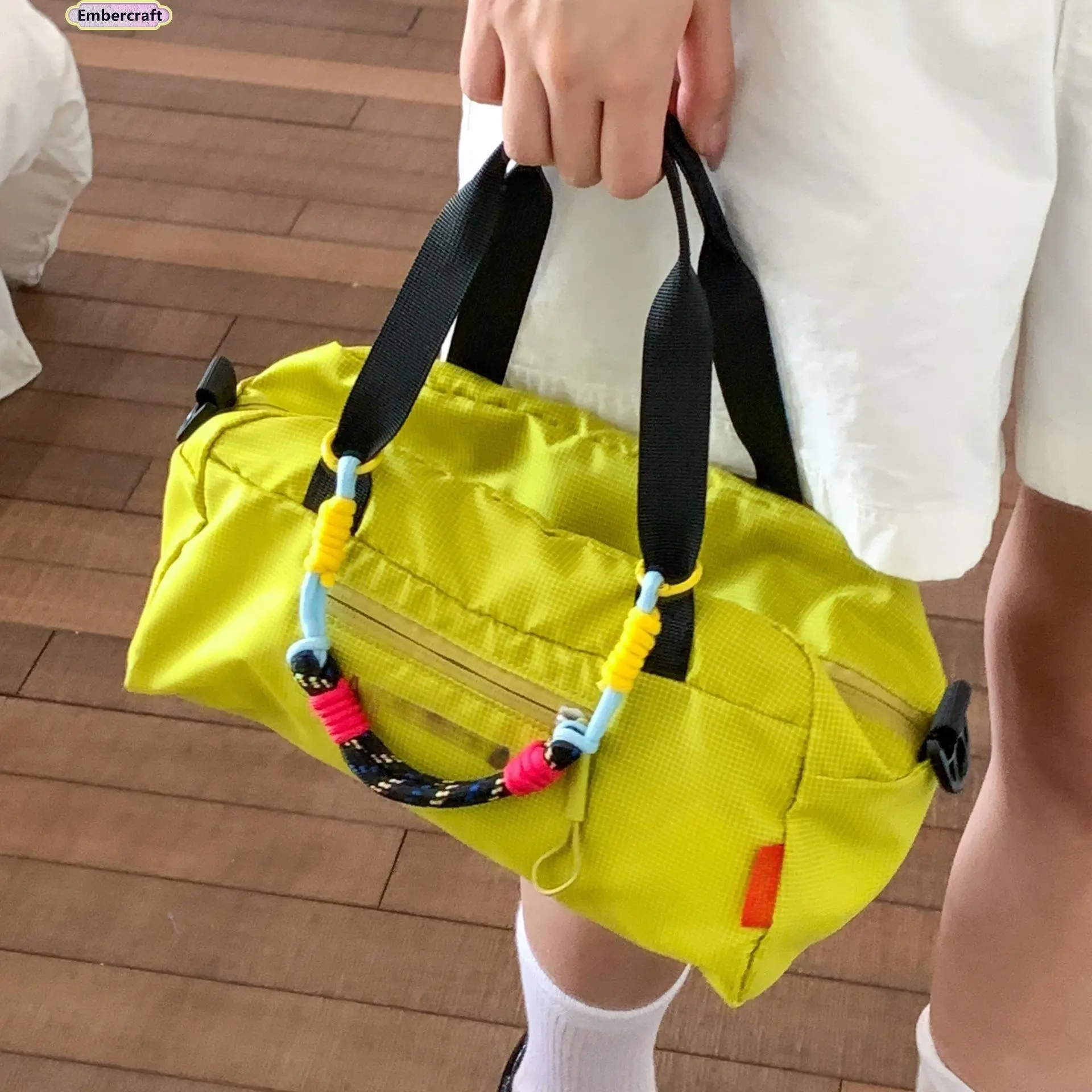 Unisex Trendy Japanese-Style Messenger Bag - Casual Crossbody Bag, Nylon Fabric, Clean Aesthetic, Adjustable Strap, Sporty Look, Simple Lightweight Large-Capacity City & Everyday Handbag for Outdoor Sports & Leisure Use, City Bag