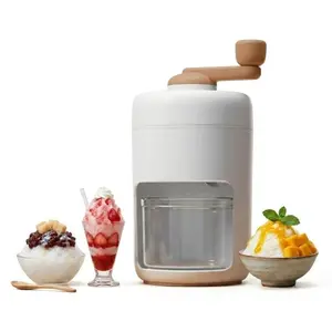 Portable Manual Ice Crusher – BPA-Free Shaved Ice Machine for Snow Cones, Smoothies & Slushies