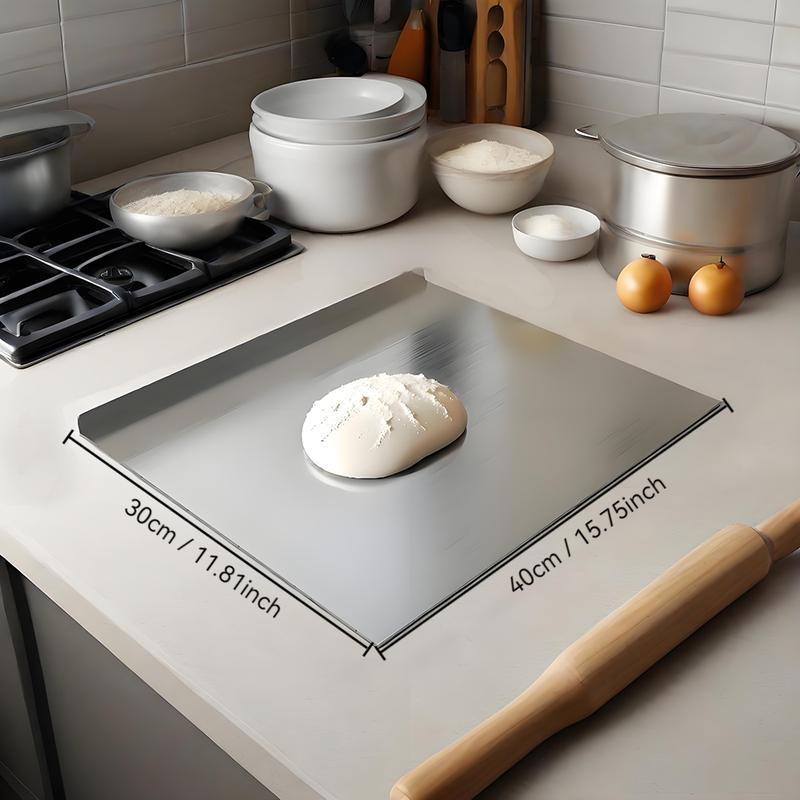 Titanium Metal Cutting Board 40x30cm/40x50cm/40x60cm Durable Large Kitchen Chopping Block for Meat Fruit Vegetables Baking Easy Clean Daily Use