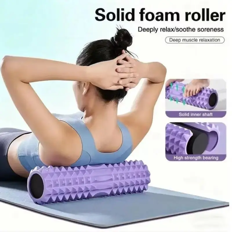 High Density Foam Yoga Roller, Durable Design for Effective Muscle Relief, Ideal for Home Use, Enhance Your Workout Routine, Fitness Roller