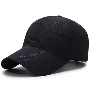 Unisex Quick-Dry Mesh Baseball Cap, Breathable UV Protection Hat with Adjustable Strap