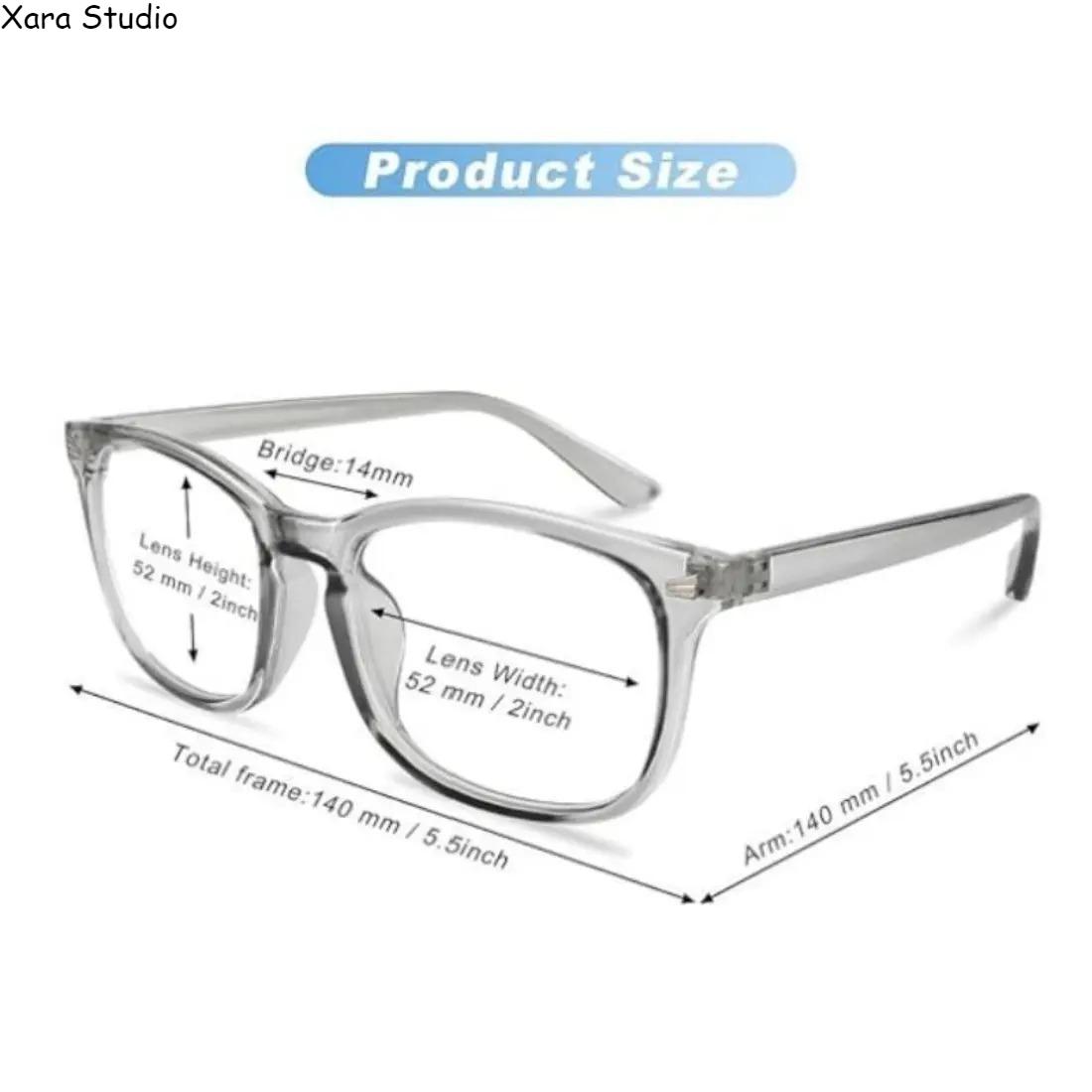 Blue Light Blocking Glasses for Men & Women – Anti-Eye Strain Computer & Gaming Glasses with UV Protection, Lightweight Comfortable Frame, Stylish Eyewear for Work, Streaming & Daily Screen Use