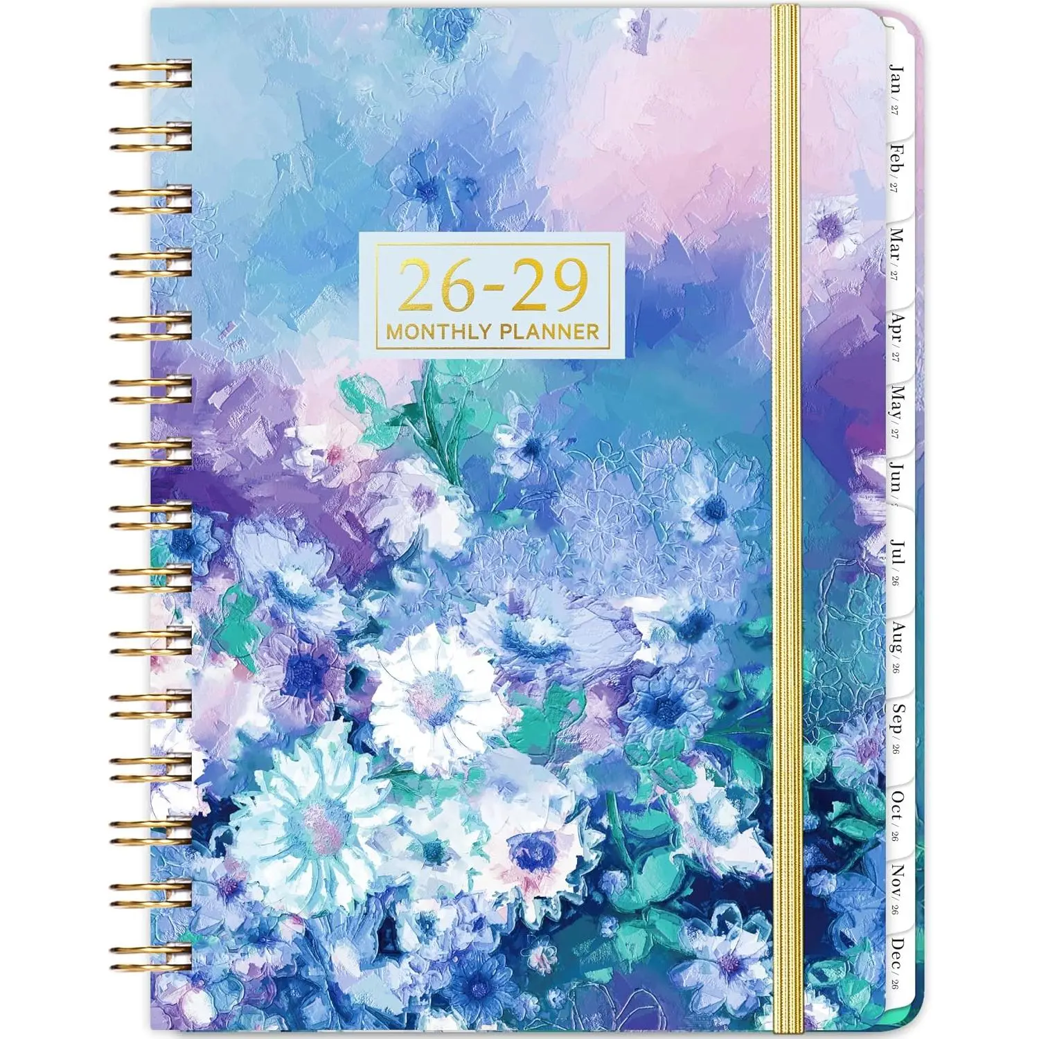 2026-2029 Monthly Planner - 3 year planner 2026-2029, JUL 2026-JUN 2029, Monthly Calendar, 6.3" x 8.4", 36 Month Calendar Planner with Monthly Tabs, Inner Pocket, for Long-Term Planning