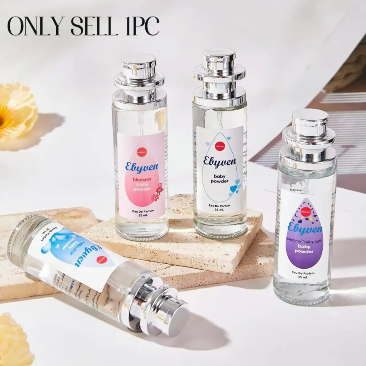 Hiyes Baby Perfume Spray 35 Ml, Long-Lasting 72-Hour Fragrance, Fresh and Natural Scent, Ideal for Daily Use, Perfect Gift for All Occasions