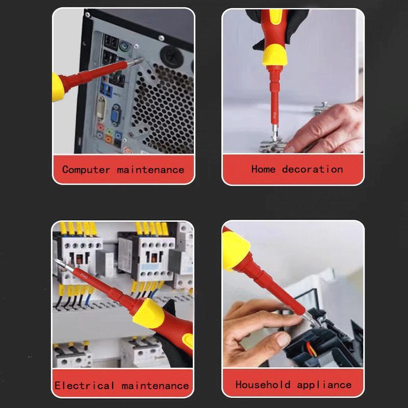 29-in-1 Insulated Magnetic Screwdriver Set, Multipurpose Electrician Screwdriver Kit, Professional Hand Tool Set for Home & Office, Hardware, Screwdriver Bits, Tool Box