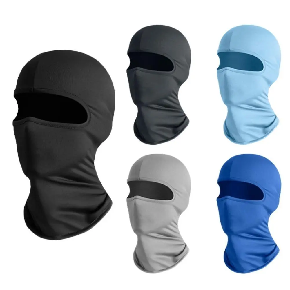 5pcs Cycling Balaclava Headwrap - UV Protection, Windproof, Breathable Neck Gaiter, 1 Size Fits All Protective Gear for Motorcycle, Gym Workouts, Outdoor Sports, One Size Fits All