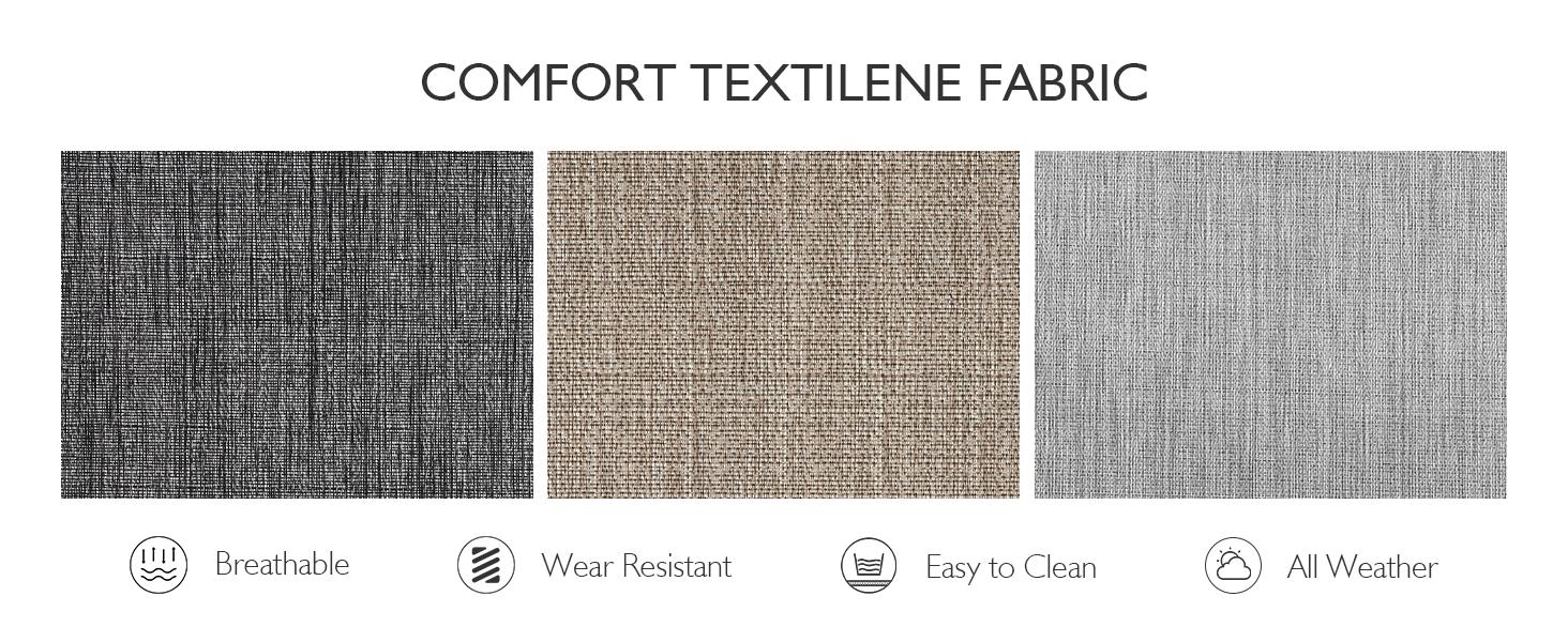 UDPATIO Patio Dining Chairs Set of 4 Outdoor Dining Chairs with High Back Patio Furniture Chairs with Armrest Metal Frame for Lawn Garden Backyard