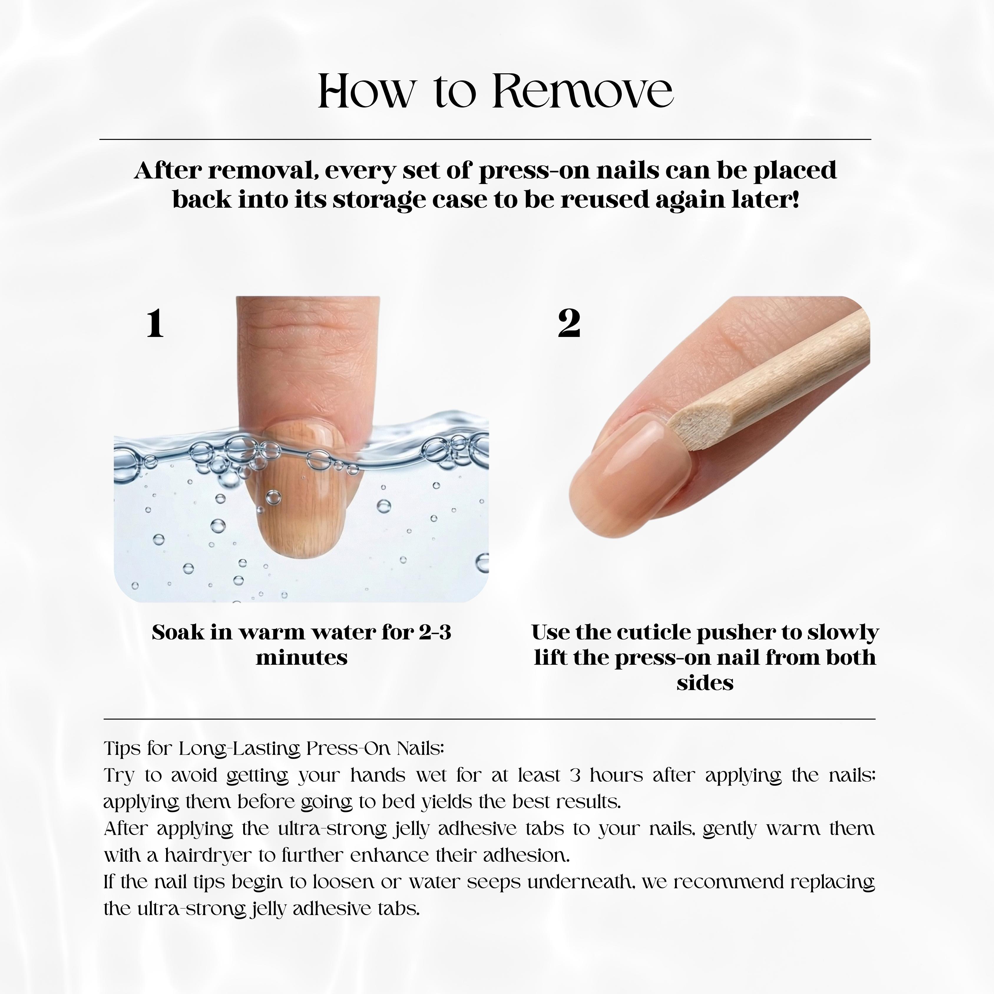 Press On Nail Collection - Reusable False Nails Kit for Women gentle, stylish patterns Press-on handmade kawaii caps Collector Dust Suction Adjustable wear everyday