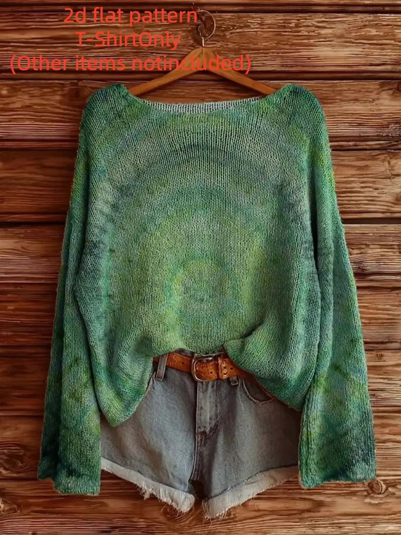 Women's Long Sleeve Top, Fall Winter Fashion, One-Shoulder Design, Digital Print, Trendy Ladies' Clothing, Casual Style