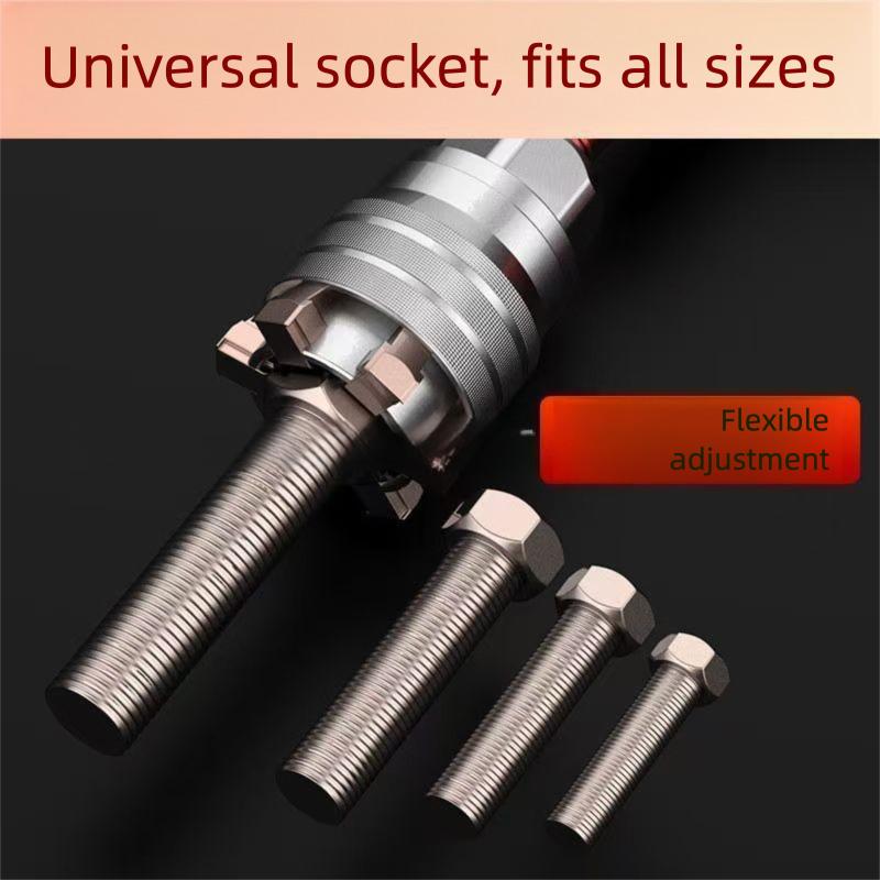 Multi-functional Universal Socket Set - Adjustable "Magic" Socket Wrench Kit (Compatible with Power Tools)