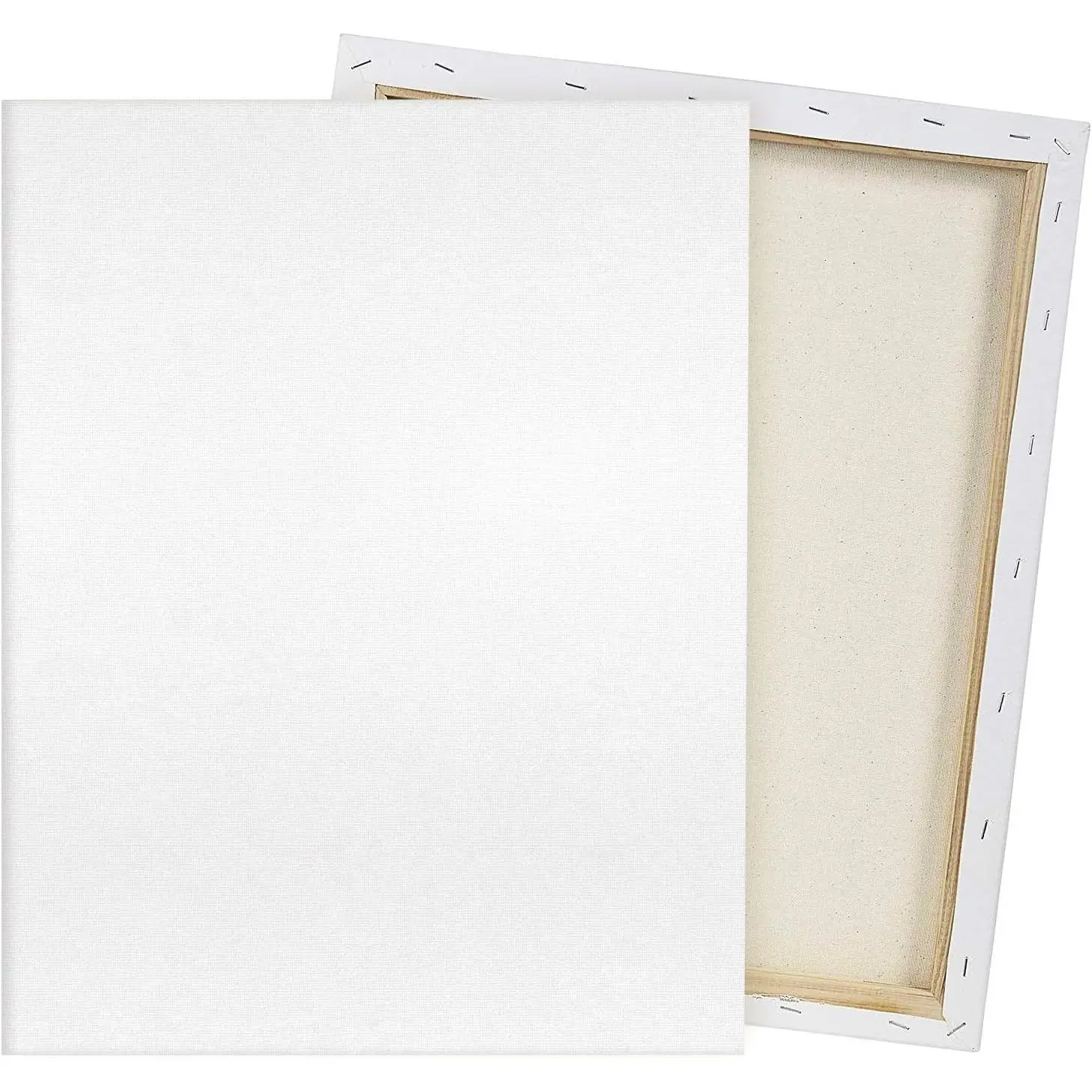 Pre Stretched Canvas 18x24 2 Pack Large Stretched Canvases for Painting Four fold Acrylic Titanium Priming Blank Canvas Boards for Painting