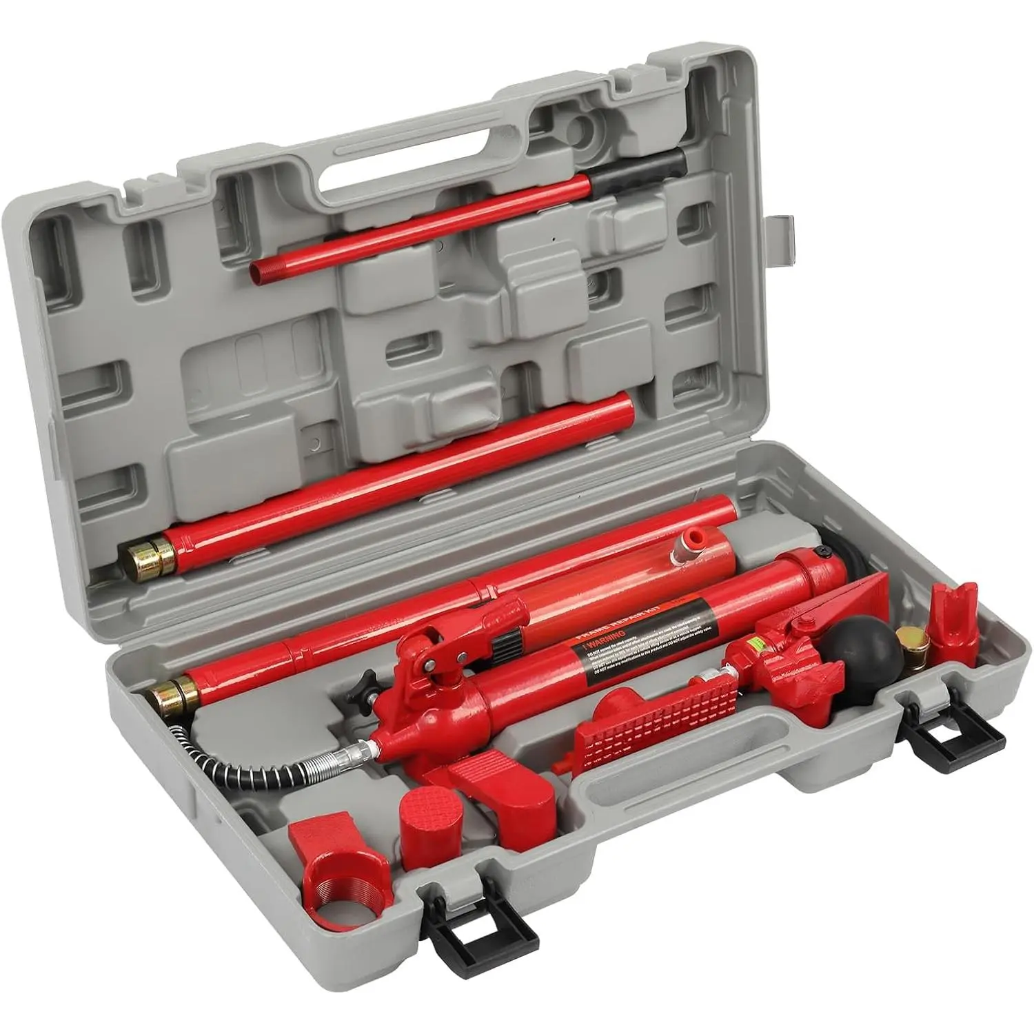 10 Ton Porta Power Hydraulic Kit,Porta Power Floor Jack Ram Automotive Car Autobody Frame Repair Power Tool Loadhandler Truck Bed Unloader Farm and Hydraulic Equipment Construction with Case