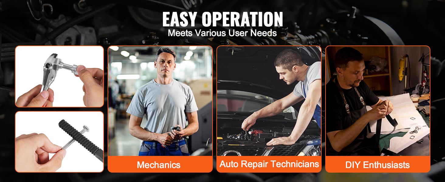 VEVOR Thread Chaser Set - 49-Piece UNC UNF and Metric Thread Restorer Tool Rethreading Tool Kit with 22 Taps 24 Dies 3 Thread Files Storage Case Heat Treated Steel for Mechanics DIY Enthusiasts