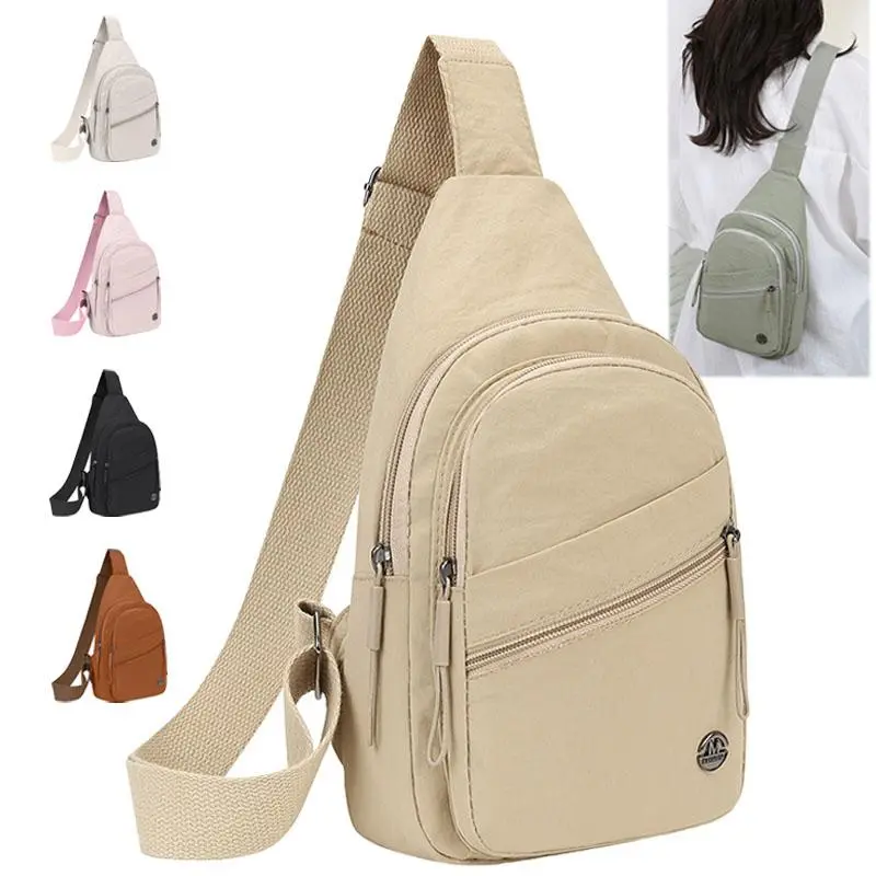 Women's Outdoor Sports Crossbody Bag - Multi-Compartment, Waterproof, Lightweight Foldable, Wide Adjustable Strap, Casual Anti-Theft Bags for Women, Ideal for Travel